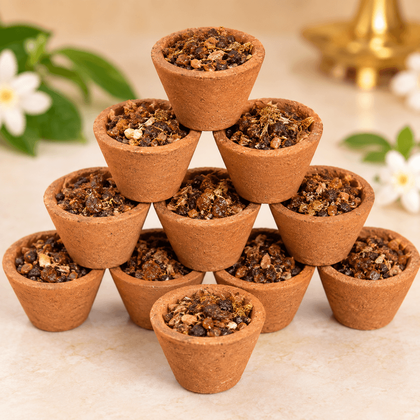 Herbal cub sambrani - 25 pcs (250 grams) - Image 1