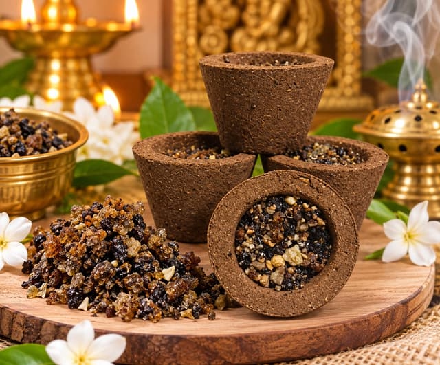 Dhasangam Cup Sambrani – 25 pcs (250 grams)