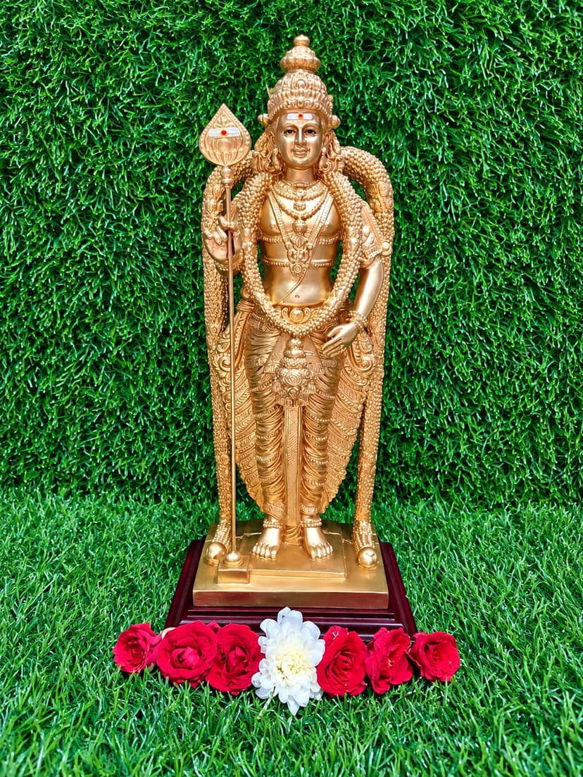 Malaysia Murugar Statue - 12 inch - Image 2