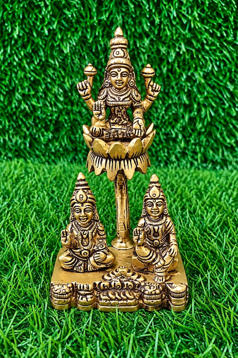 Lakshmi Kuperar Statue - 5.5 Inch - Image 2